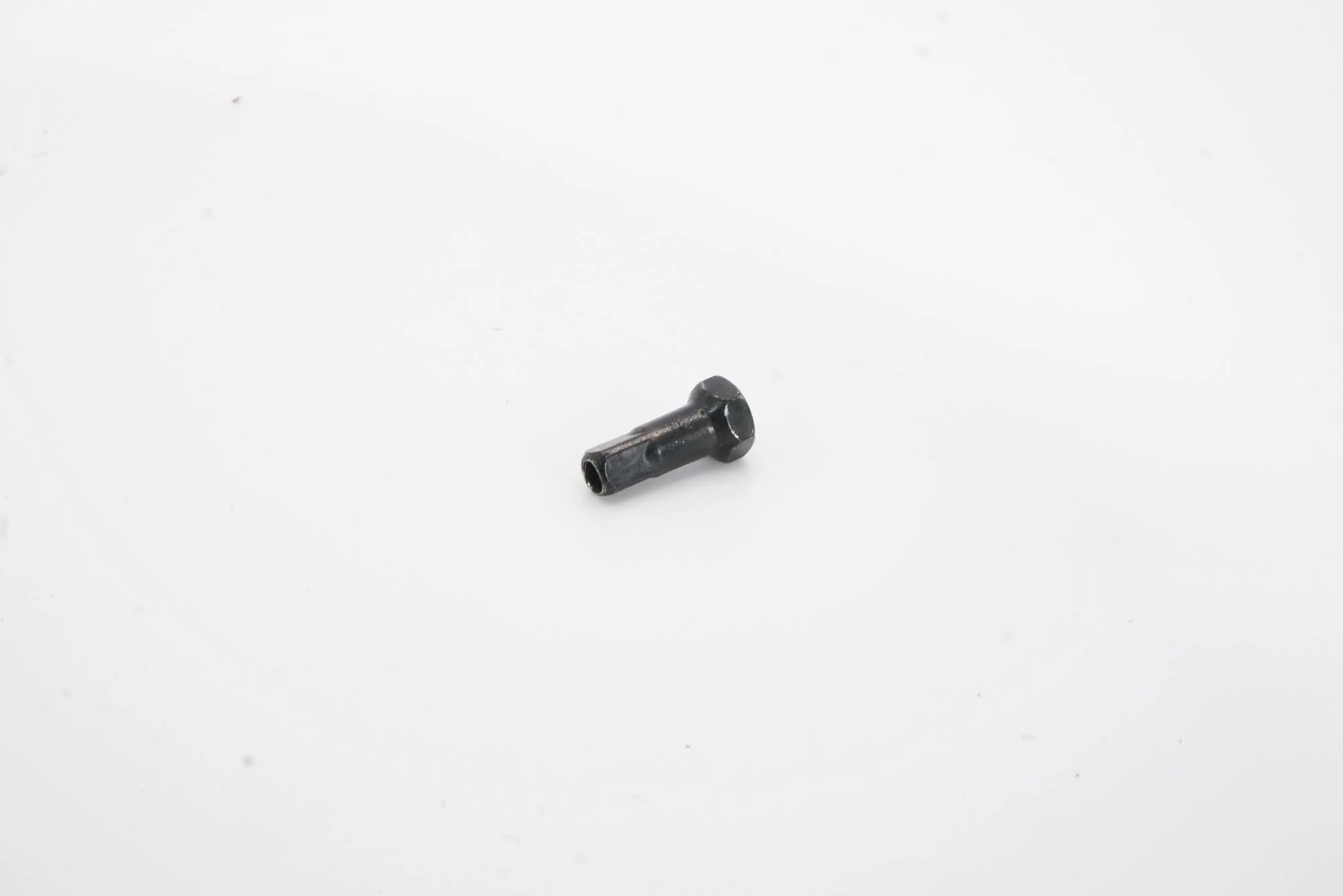 Brass Spoke Nipple | 14mm | Hex TG | Black