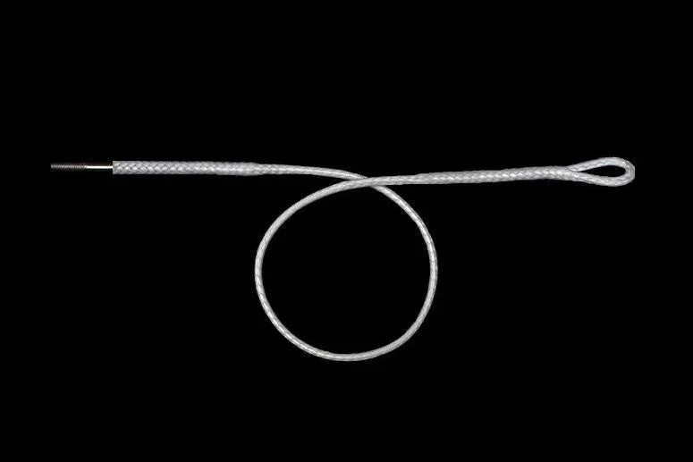 Fibre Spoke | BERD-PolyL | Loop | Rounded | 291mm | White