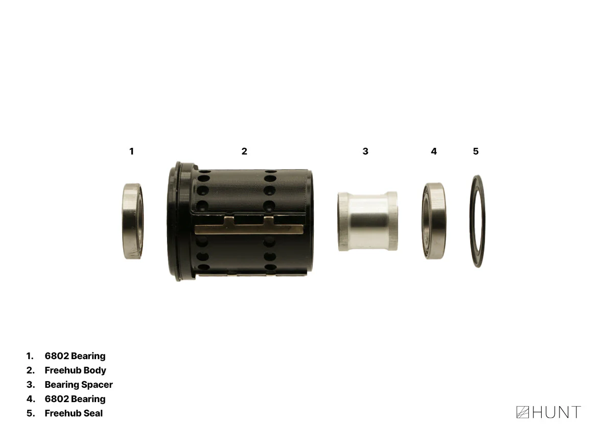 H_Ratchet DBL 40T HC SLC Freehub | Shimano/SRAM HG Splined - Image 2