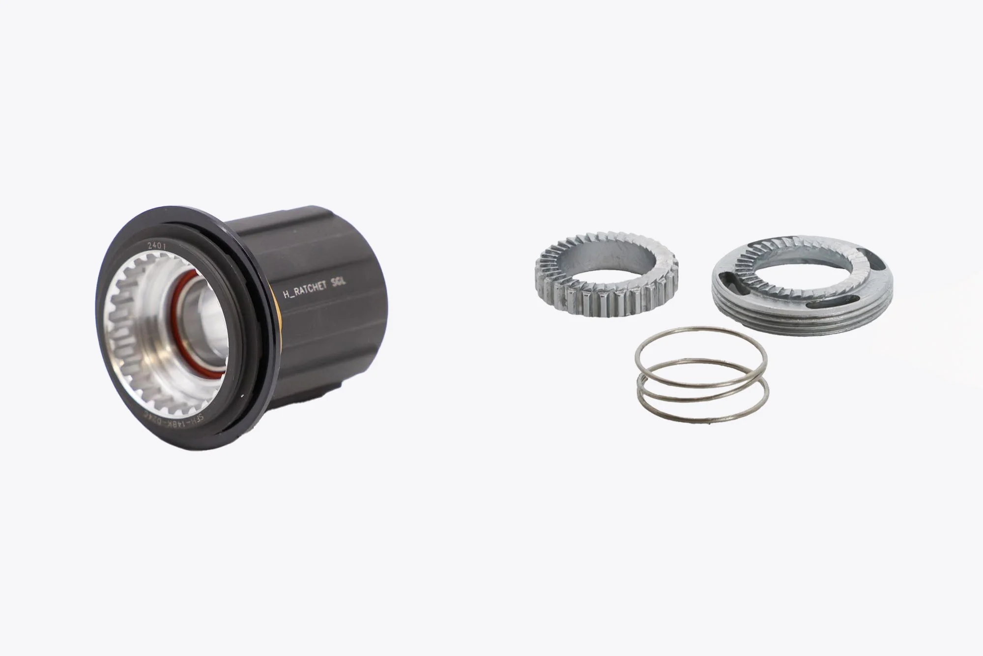 H_Ratchet SGL 36T Freehub And Disc And Spring Set Bundle | Shimano/SRAM HG Splined