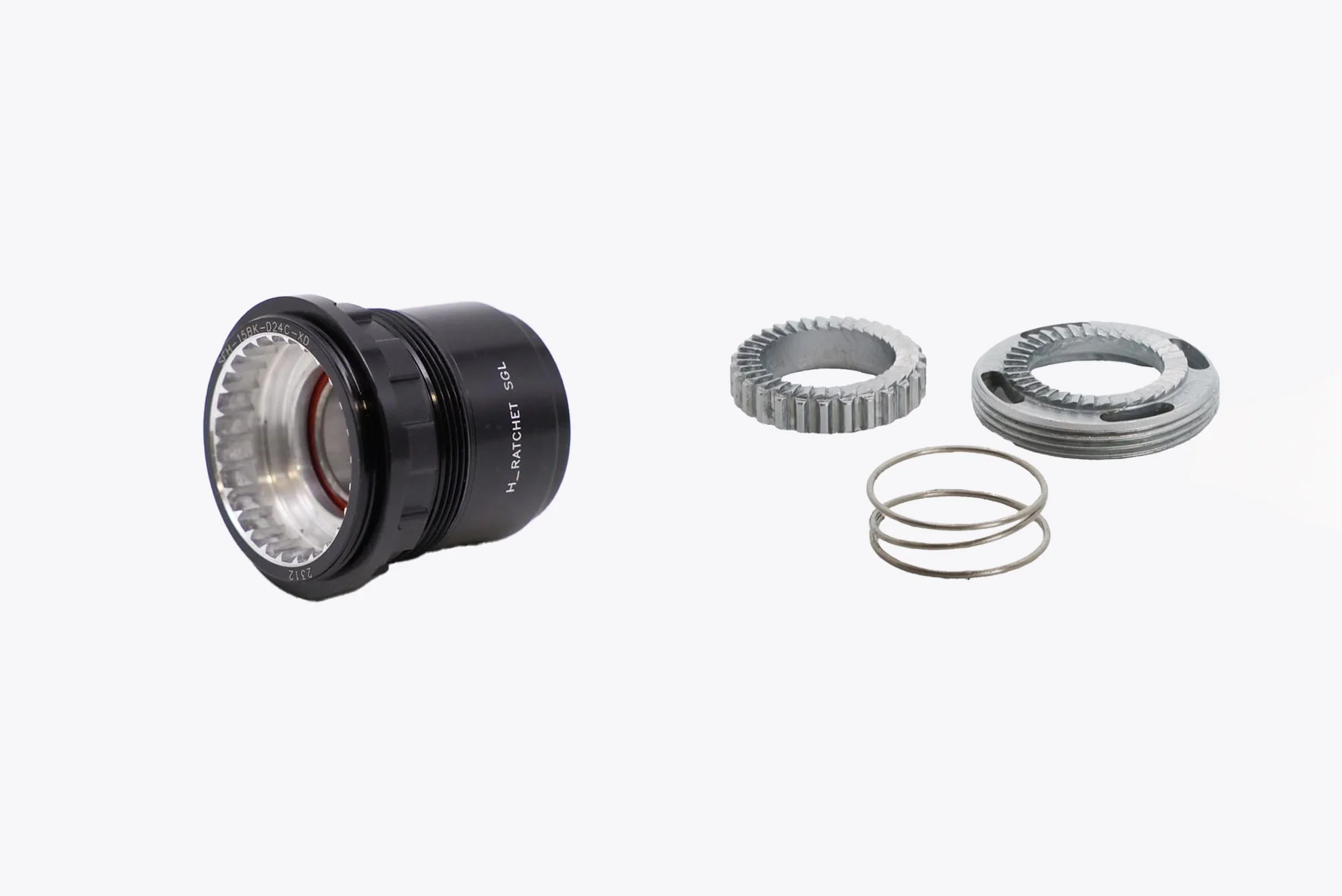 H_Ratchet SGL 36T Freehub And Disc And Spring Set Bundle | SRAM XD/XDR