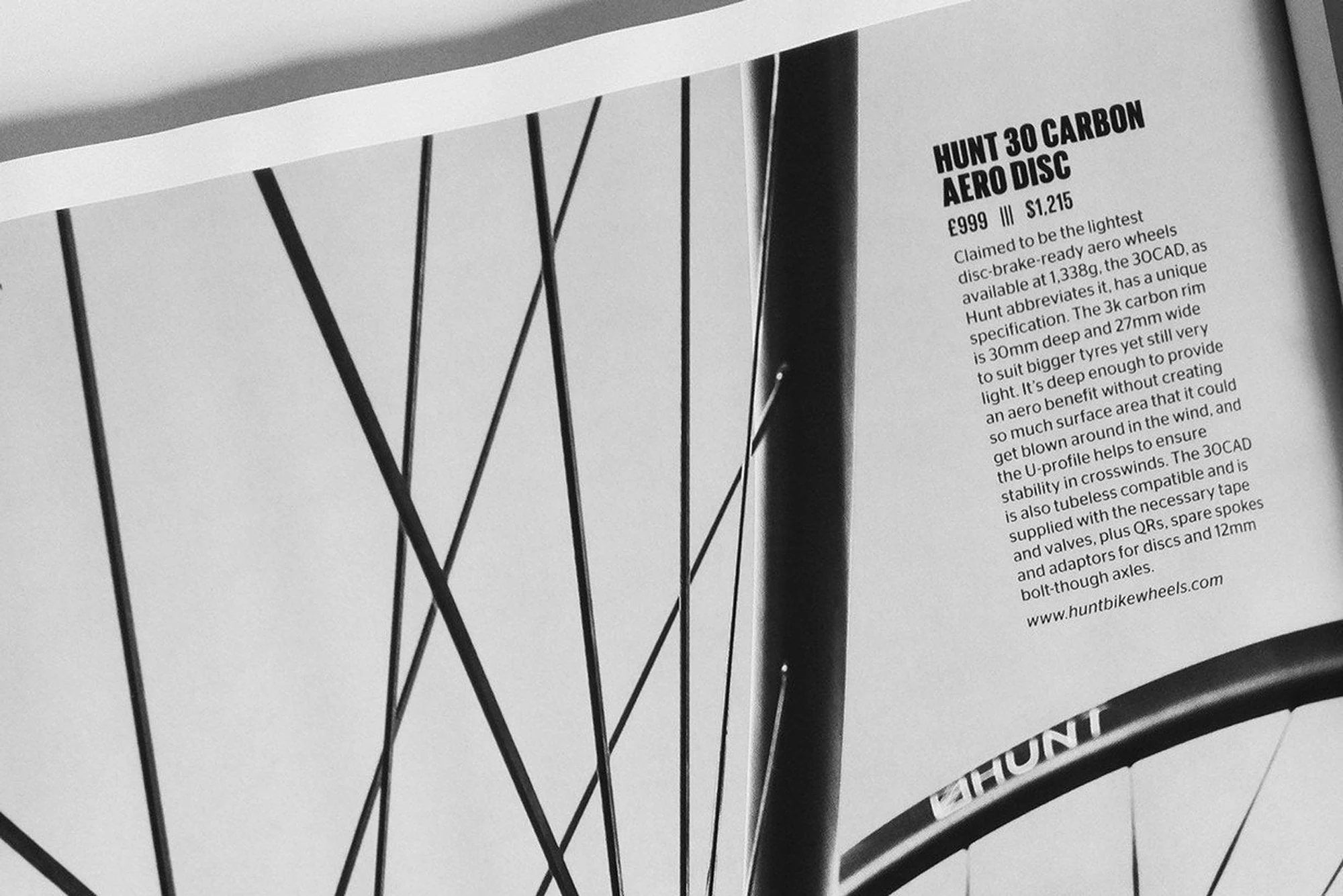 HUNT 30 Carbon Aero Disc Wheelset - Image 12