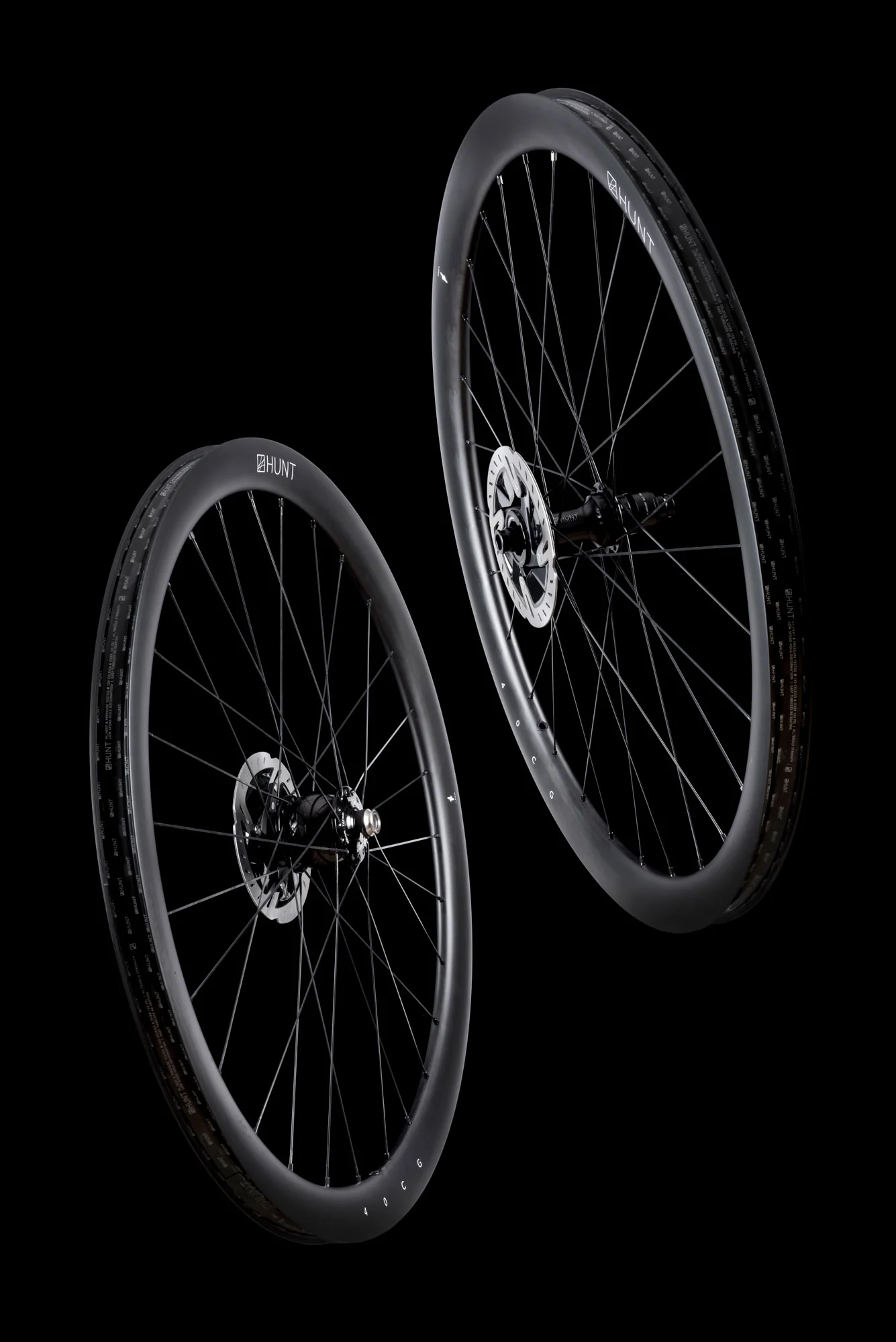 HUNT 40 Carbon Gravel Dynamo Wheelset | IC400 - Image 12
