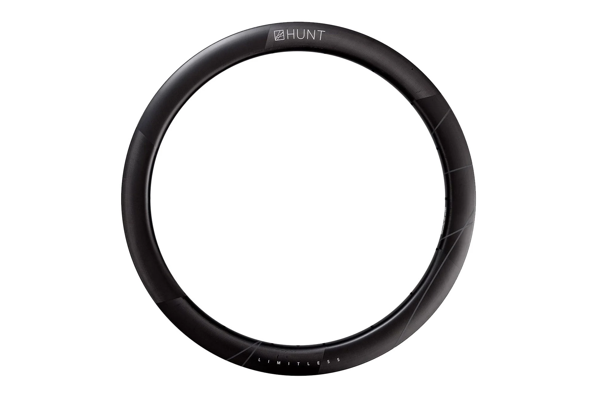 HUNT SUB50 Limitless UD Carbon Spoke Disc Rim | Front | Hookless