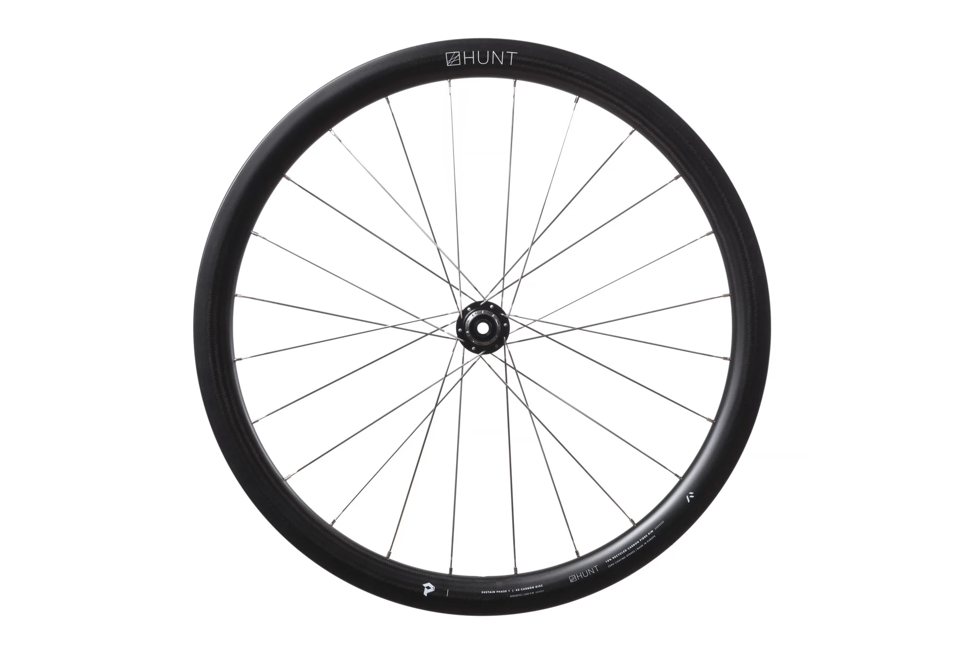 HUNT Sustain Phase One 42 Carbon Disc Ti Wheelset - Image 4