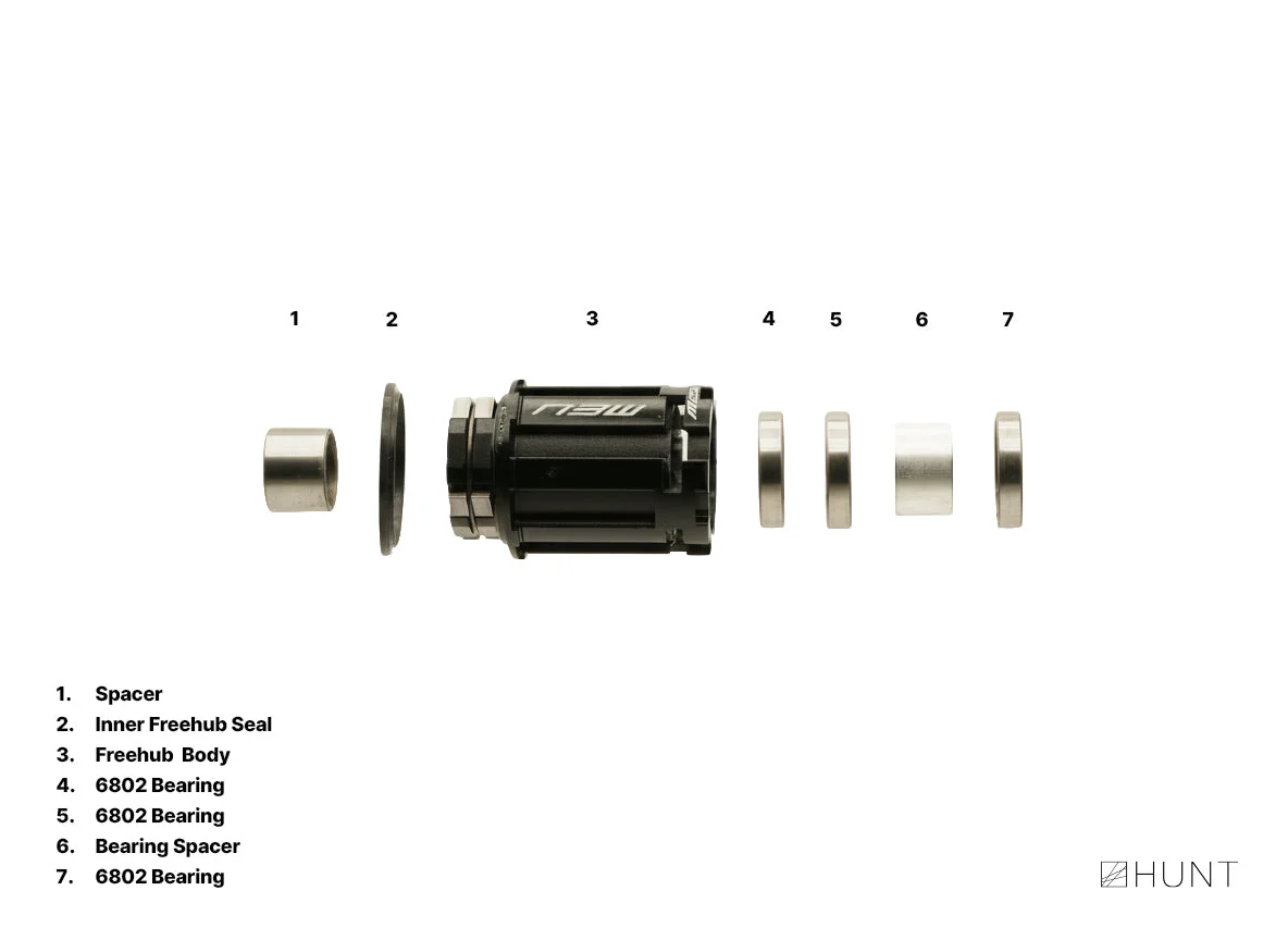 Loop 4 Season Freehub | Campagnolo N3W Ekar - Image 4