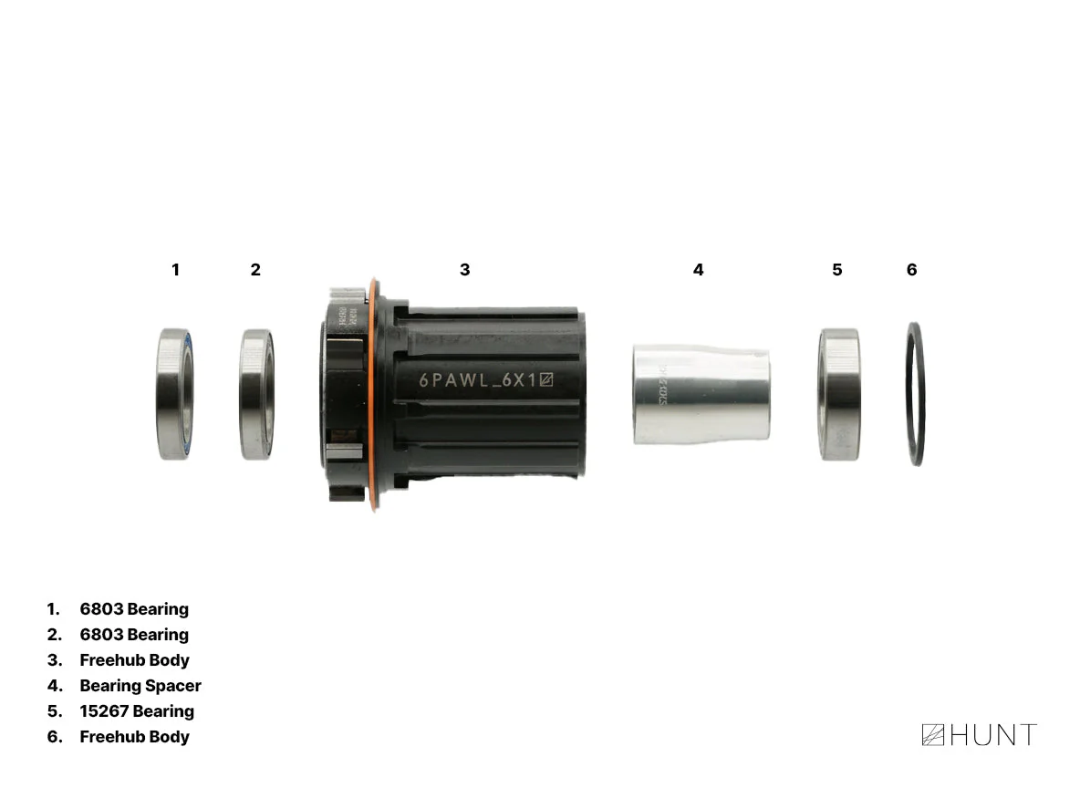 PhaseEngage V3 17 Freehub | Shimano/SRAM HG Splined - Image 3