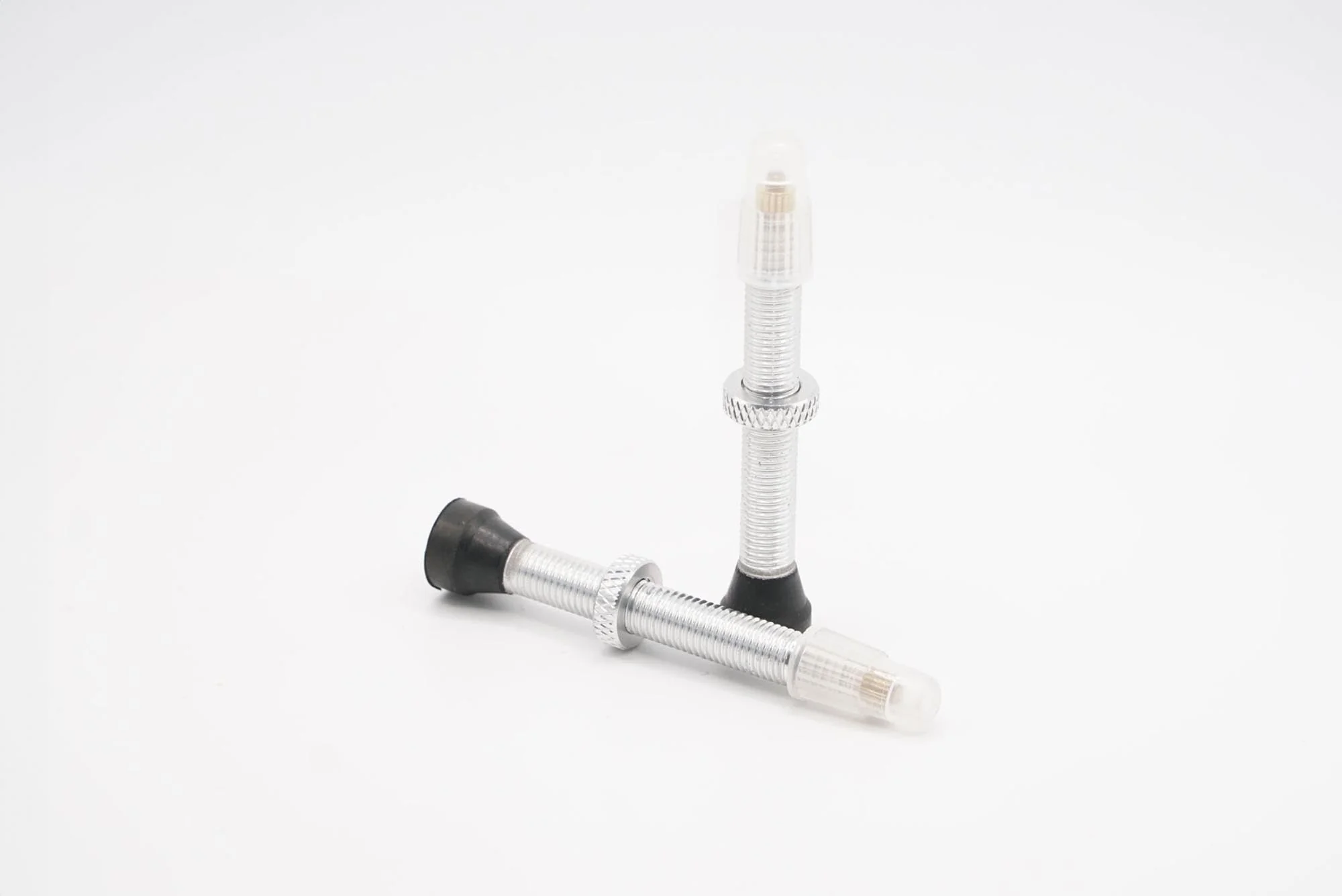 Tubeless Valves | Pair | Road/CX/Gravel | 45mm | Silver - Image 3